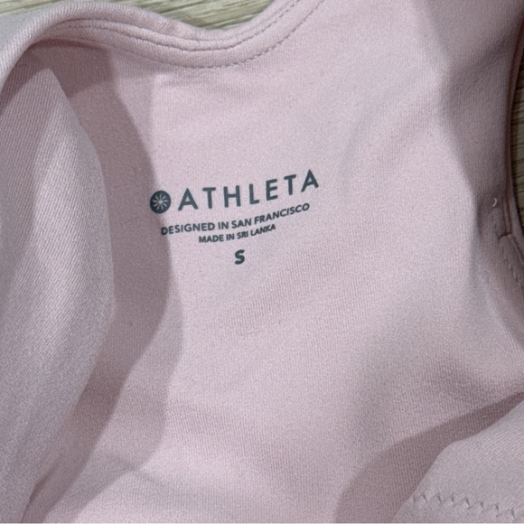 NWT Athleta Light Pink Athletic Top - Picture 3 of 3